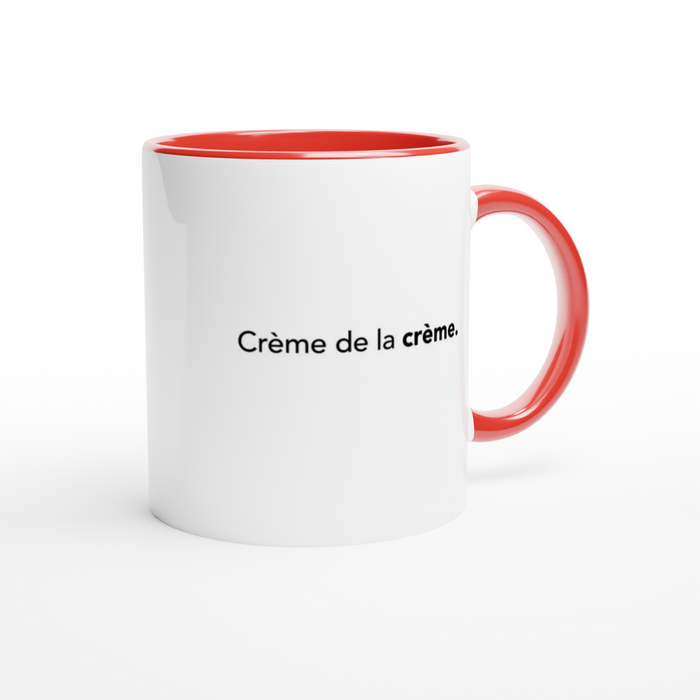 Tasse Crème de la crème - schwarz, verschiedene Farben